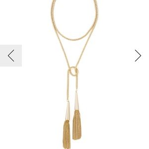 Kendra Scott Phara Gold double wrap necklace